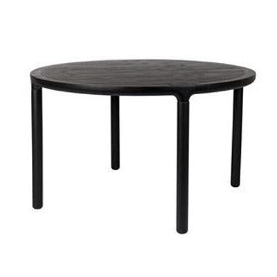 Zuiver Storm eettafel Ø128 cm Zwart