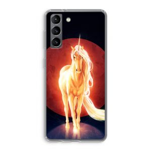 Last Unicorn: Samsung Galaxy S21 Transparant Hoesje