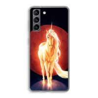 Last Unicorn: Samsung Galaxy S21 Transparant Hoesje