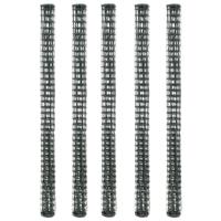 VidaXL Tuinhekken gaas 5 st 1x1,2 m hdpe groen