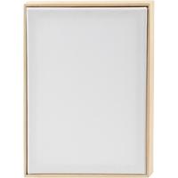 Creativ Company Gespannen canvas met lijst, a4, afm 21x29,7 cm, 280 gr, wit, 1 stuk