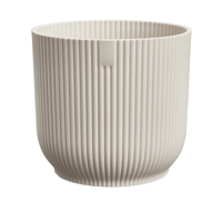 Vibes fold bowl 25 cm linnen wit bloempot elho - Elho