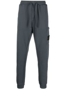 Stone Island pantalon de jogging à patch logo - Bleu