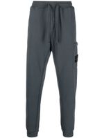 Stone Island pantalon de jogging à patch logo - Bleu