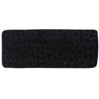 Tendance Badmat Pebble - Memory Foam - extra lang - zwart - 45 x 120 cm - antislip - thumbnail