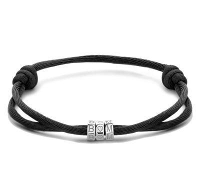 Bolt Bracelet 3 Bolts with Engraving Men