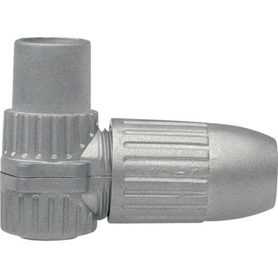 Haakse coax-IEC-koppeling Kabeldiameter: 6.8 mm