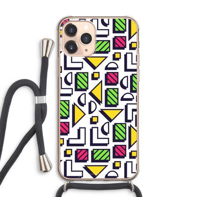 8-bit N°4: iPhone 11 Pro Max Transparant Hoesje met koord