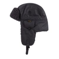 Fleece Lined Hunter Hat Black - thumbnail