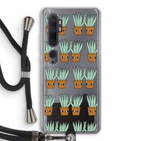 Sansevieria: Xiaomi Mi Note 10 Pro Transparant Hoesje met koord