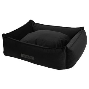 Wooff Hondenmand Cocoon Velours Zwart Large 90 x 70 x 22 cm