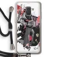 Dissimulation du réel: Samsung Galaxy A8 (2018) Transparant Hoesje met koord