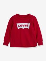 Batwing Levi's® t-shirt met lange mouwen voor baby rood