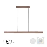 Neuhaus PURE Hanglamp e-Lift + e-Slide L 120-200 cm dark metal brown