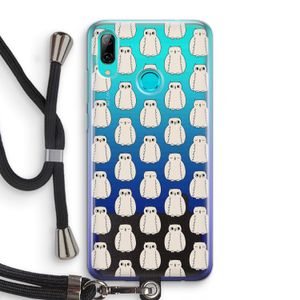 Uilen: Huawei P Smart (2019) Transparant Hoesje met koord
