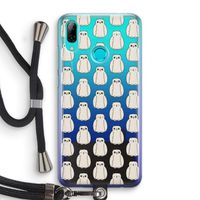Uilen: Huawei P Smart (2019) Transparant Hoesje met koord