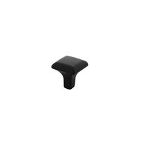 Intersteel Meubelknop vierkant 25 x 25 mm mat zwart - thumbnail