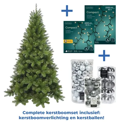 Kerstboom tuscan 365cm compleet