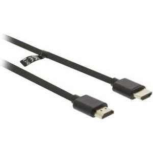 High Speed HDMI kabel met Ethernet HDMI-Connector - HDMI-Connector 1.0 m Zwart