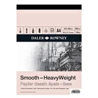 Tekenpapier Daler-Rowney Smooth Heavyweight 220gr A4 natuurlijk wit