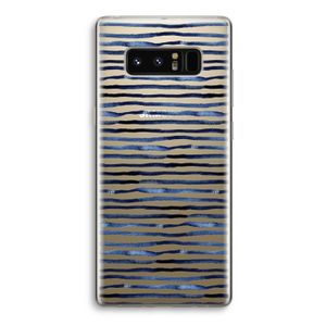 Verrassende lijnen: Samsung Galaxy Note 8 Transparant Hoesje