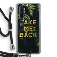Take me back: Xiaomi Mi Note 10 Pro Transparant Hoesje met koord