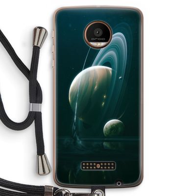 Mercurius: Motorola Moto Z Force Transparant Hoesje met koord