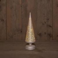 B.O.T. Tree Glass Matt Champagne With Stars 9X30 cm - Annas collection