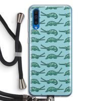Kroko: Samsung Galaxy A50 Transparant Hoesje met koord Kroko: Samsung Galaxy A50 Transparant Hoesje met koord