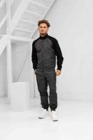 EA7 Emporio Armani 7M000642 Trainingspak Heren Grijs/Zwart - Maat M - Kleur: ZwartGrijs | Soccerfanshop