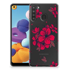 Samsung Galaxy A21 TPU Case Blossom Red