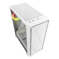 Sharkoon VS8 RGB White midi tower behuizing - thumbnail