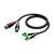 Procab CLA834 Classic 2x terminal block - 2x XLR male 0.5 meter