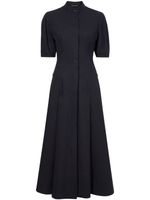 Proenza Schouler robe en popeline à coupe mi-longue - Noir