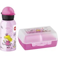 Emsa Kids lunchset - drinkfles 0.4 L - lunchbox - prinses - roze - thumbnail