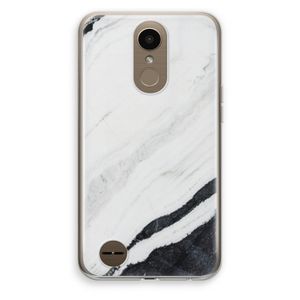 Elegante marmer: LG K10 (2017) Transparant Hoesje