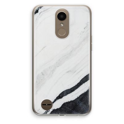Elegante marmer: LG K10 (2017) Transparant Hoesje