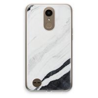 Elegante marmer: LG K10 (2017) Transparant Hoesje
