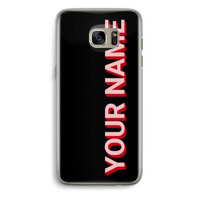 Namecase: Samsung Galaxy S7 Edge Transparant Hoesje