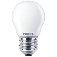 Philips LED Lamp E27 6,5W Kogel - thumbnail