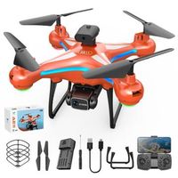 Drone met HD Dubbele Camera & Afstandsbediening AE11 - Oranje - thumbnail