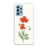 Red poppy: Samsung Galaxy A73 Transparant Hoesje