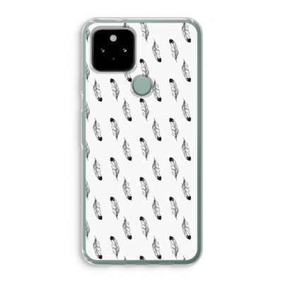 Pluimen: Google Pixel 5 Transparant Hoesje