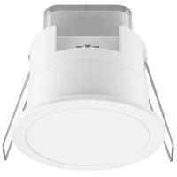 Inbouw Microwave Bewegingssensor IP54 - Prixa Sense - Ø76mm - 360° Detectie - 8m Bereik - 1200W