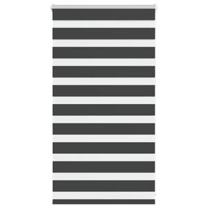 VidaXL Zebra rolgordijn 85x100 cm stofbreedte 80,9 cm zwart