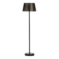 WOOOD Vloerlamp 'Keto', kleur Zwart/Antique Brass