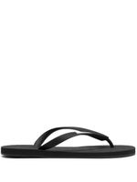 VETEMENTS tongs à logo embossé - Noir