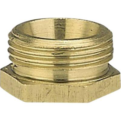 GARDENA 07270-20 neu Messing Reduceer-schroefdraadnippel 26,44 mm (3/4) buitendraad, 18,7 mm (1/2) binnendraad