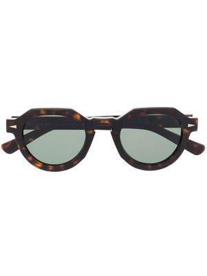 Ahlem lunettes de soleil à monture effet écaille de tortue - Marron
