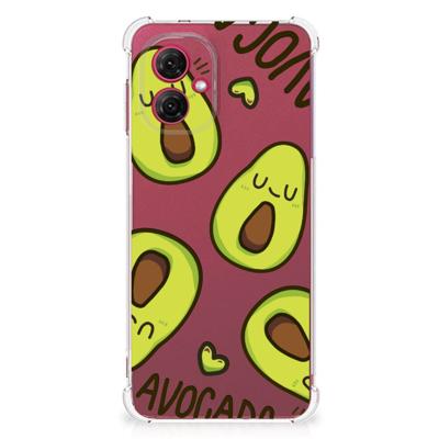 Motorola Moto G55 Stevig | Bumper Hoesje | Avocado Singing